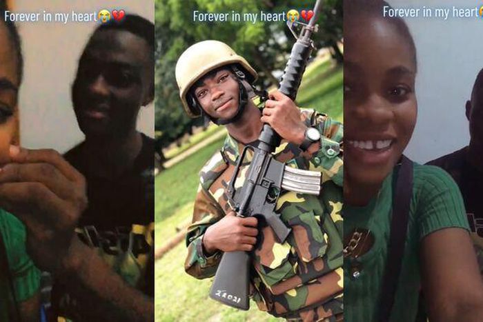 Murdered Ashaiman soldier, Imoro Sheriff and alleged girlfriend