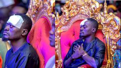 Wounded LilWin shows up at his movie premiere, speaks about his accident (VIDEO)