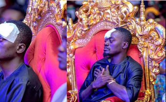 Wounded LilWin shows up at his movie premiere, speaks about his accident (VIDEO)
