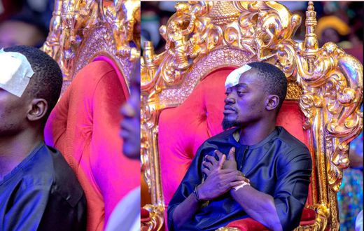 Wounded LilWin shows up at his movie premiere, speaks about his accident (VIDEO)
