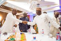 John Mahama and Dr Mahamudu Bawumia