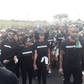Yvonne Nelson and supporters at 2016 Dumsor Must Stop vigil