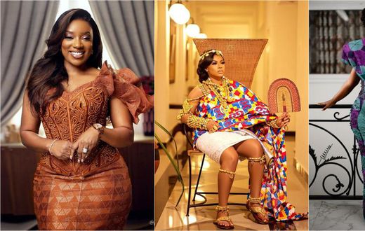 Brides in kente