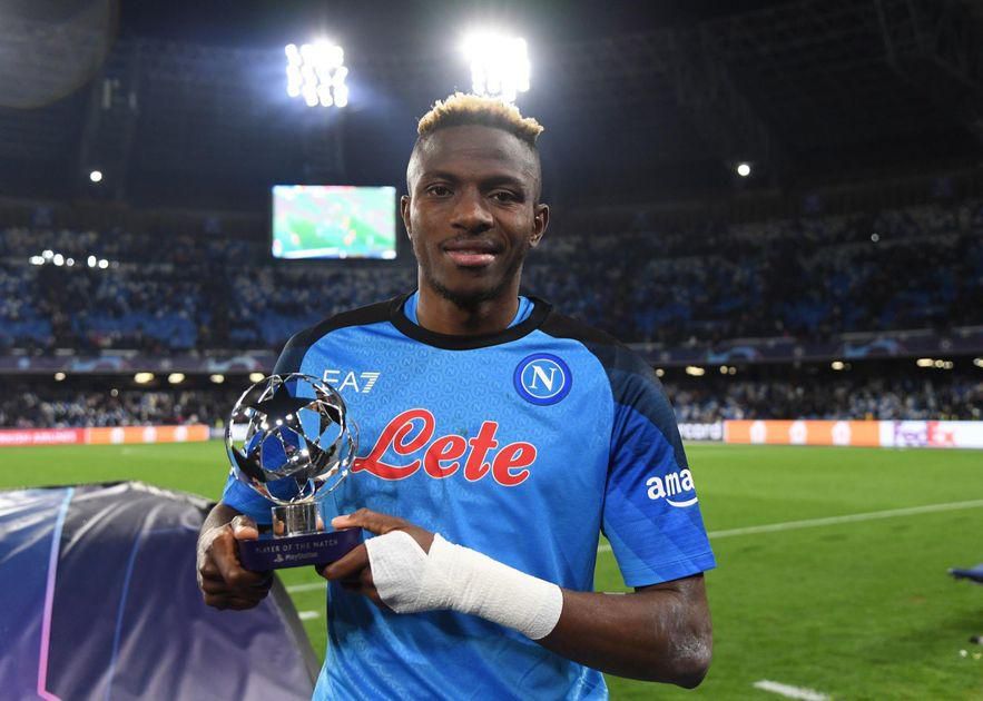 Victor Osimhen could win the Ballon d'Or if Napoli wins the UEFA Champions League