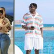 Black Stars players react as Mohammed Salisu holidays with lady in Greece