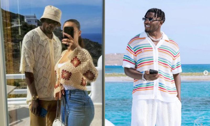 Black Stars players react as Mohammed Salisu holidays with lady in Greece