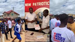Mark Okraku Mantey picks forms to run as MP for Ayensuano  constituency (VIDEO)