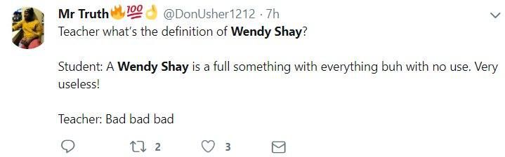 Twitter comment