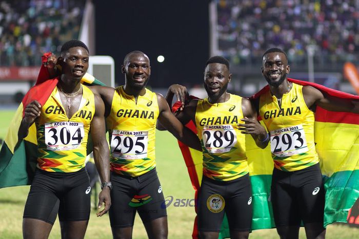 Ghana wins silver men’s 4x100m at 2023 African Games as Nigeria seals gold