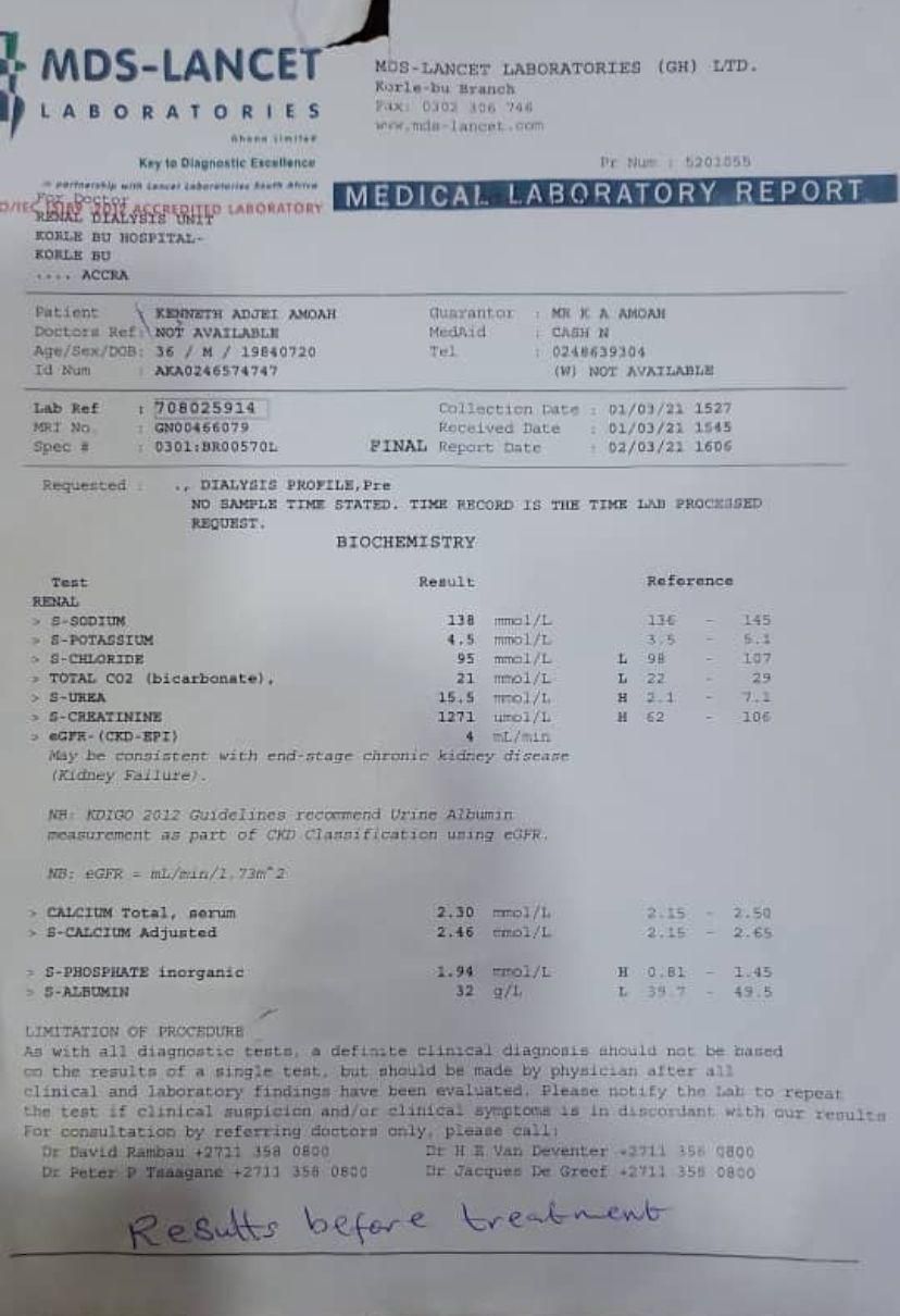 Ghanaian herbalist Dr Wiafe Akenteng claims he's cured over 3,000 kidney disease patients