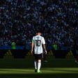 Game over: Argentina's Lionel Messi walking off the pitch after their 4-3 defeat to France at the World Cup.