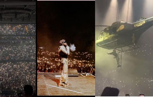 Asake's O2 Arena performance