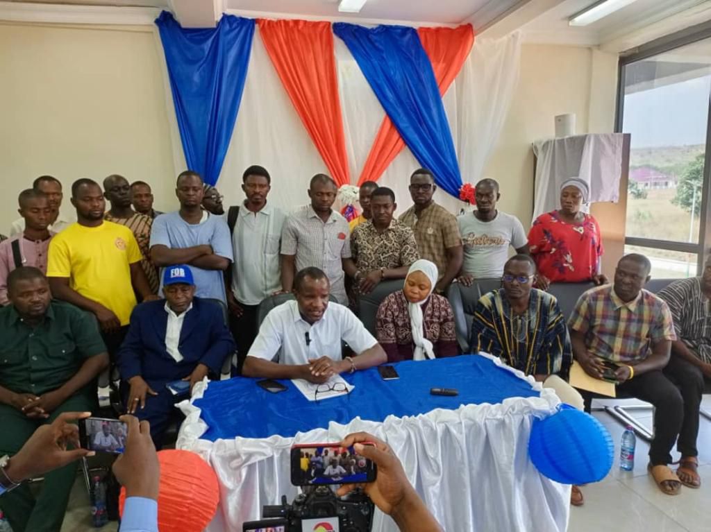 Amos Walibe, NPP regional communications officer (Middle)