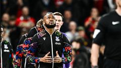 Jordan Ayew captains Crystal Palace in Carabao Cup defeat to Manchester United
