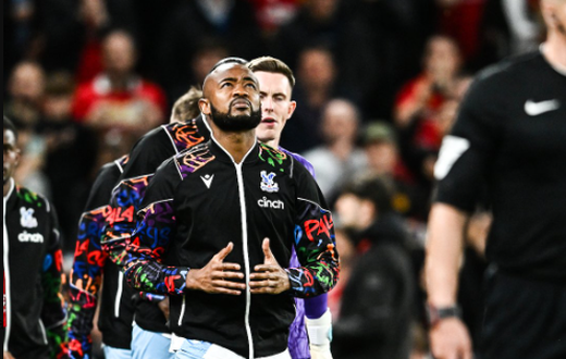 Jordan Ayew captains Crystal Palace in Carabao Cup defeat to Manchester United