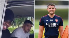 Thomas Partey arrives in Black Stars camp with Arsenal physio Simon Murphy