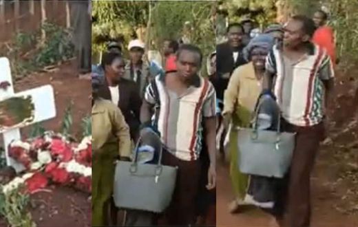 Man joins villagers to chase wife away for planting plantain on his mother’s grave