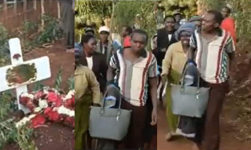 Man joins villagers to chase wife away for planting plantain on his mother’s grave