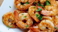 Spicy grilled shrimp