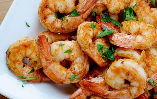 Spicy grilled shrimp