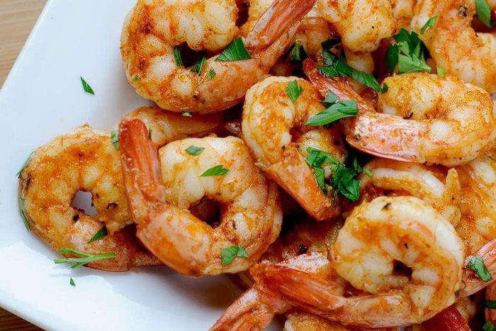 Spicy grilled shrimp