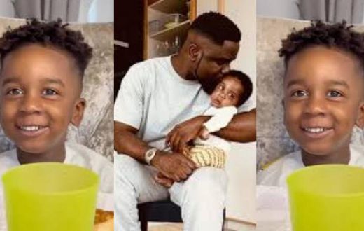 Sarkodie and his son