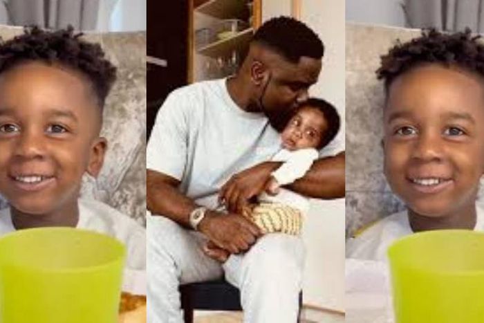 Sarkodie and his son
