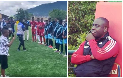 Yaw Dabo brings Arsenal scout to Ghana to monitor players of his soccer academy