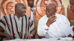 President Nana Addo Dankwa Akufo-Addo with Vice President Dr. Mahamudu Bawumia