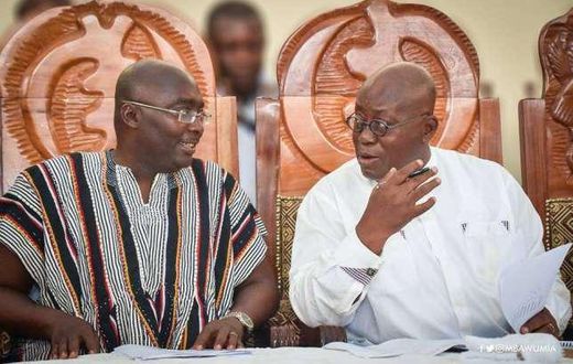 President Nana Addo Dankwa Akufo-Addo with Vice President Dr. Mahamudu Bawumia