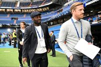 Michael Essien watches former clubs Real Madrid and Chelsea in Champions League