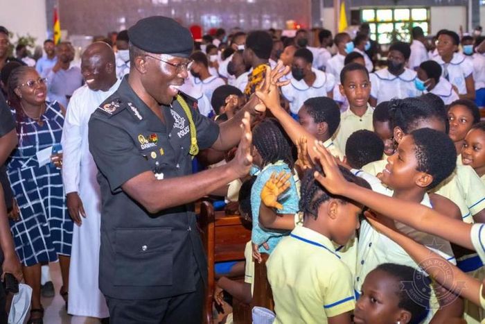 Police leadership initiates outreach to St. John the Evangelist Catholic School