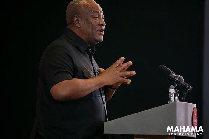 Former President John Dramani Mahama, during a media engagement at the Kempinski Hotel in Accra on Sunday, 7 July,