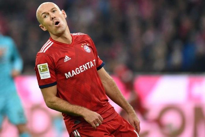Dutch winger Arjen Robben was just one of several Bayern Munich stars who suffered a frustrating afternoon in their 1-1 draw at home to Freiburg