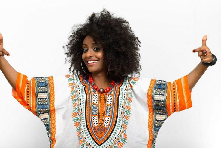 Happy woman (African Liberty)