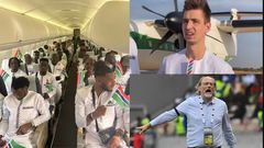 Gambia national team forced to make emergency landing after huge oxygen problems