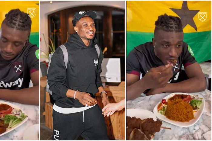 VIDEO: Mohammed Kudus promotes Ghana Jollof at West Ham