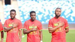 See Ghana's starting line-up against Uganda, as Wollacott, Issahaku, Jordan Ayew start