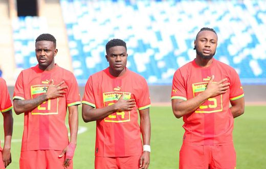 See Ghana's starting line-up against Uganda, as Wollacott, Issahaku, Jordan Ayew start