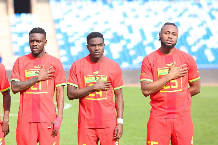 See Ghana's starting line-up against Uganda, as Wollacott, Issahaku, Jordan Ayew start