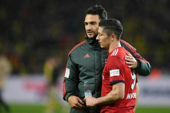 Mats Hummels and Robert Lewandowski were on the losing side as Dortmund twice came from behind to beat Bayern