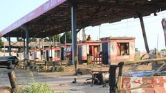 Accra-Tema motorway tollbooth