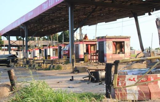 Accra-Tema motorway tollbooth