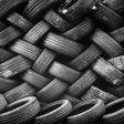 Pile of car tyres