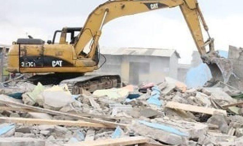 Demolishing exercise in Santeo leaves residents homeless