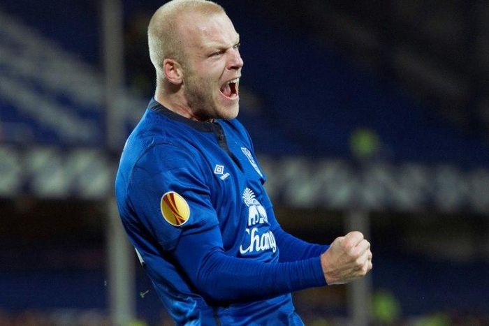 Steven Naismith (pictured November 2014) doubled Hearts's lead from the penalty spot after he had been fouled in the area