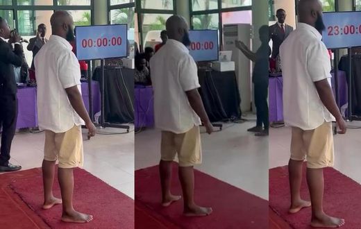Patrick Amenuvor: Ghanaian man who started stand-a-thon sadly quits after few hours