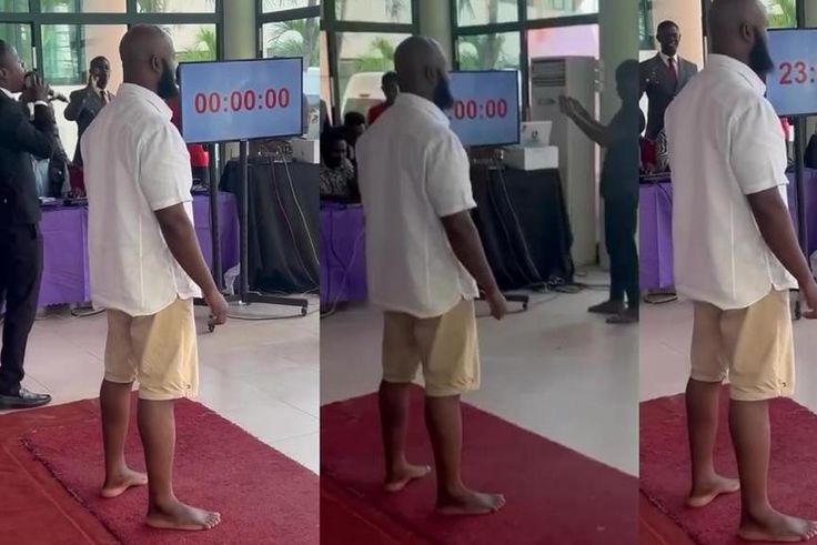 Patrick Amenuvor: Ghanaian man who started stand-a-thon sadly quits after few hours