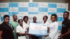Wendy Shay marks birthday with donation to patients at Korle Bu hospital