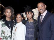 Trey Smith, Jaden Smith, Jada Pinkett Smith, Willow Smith, and Will Smith